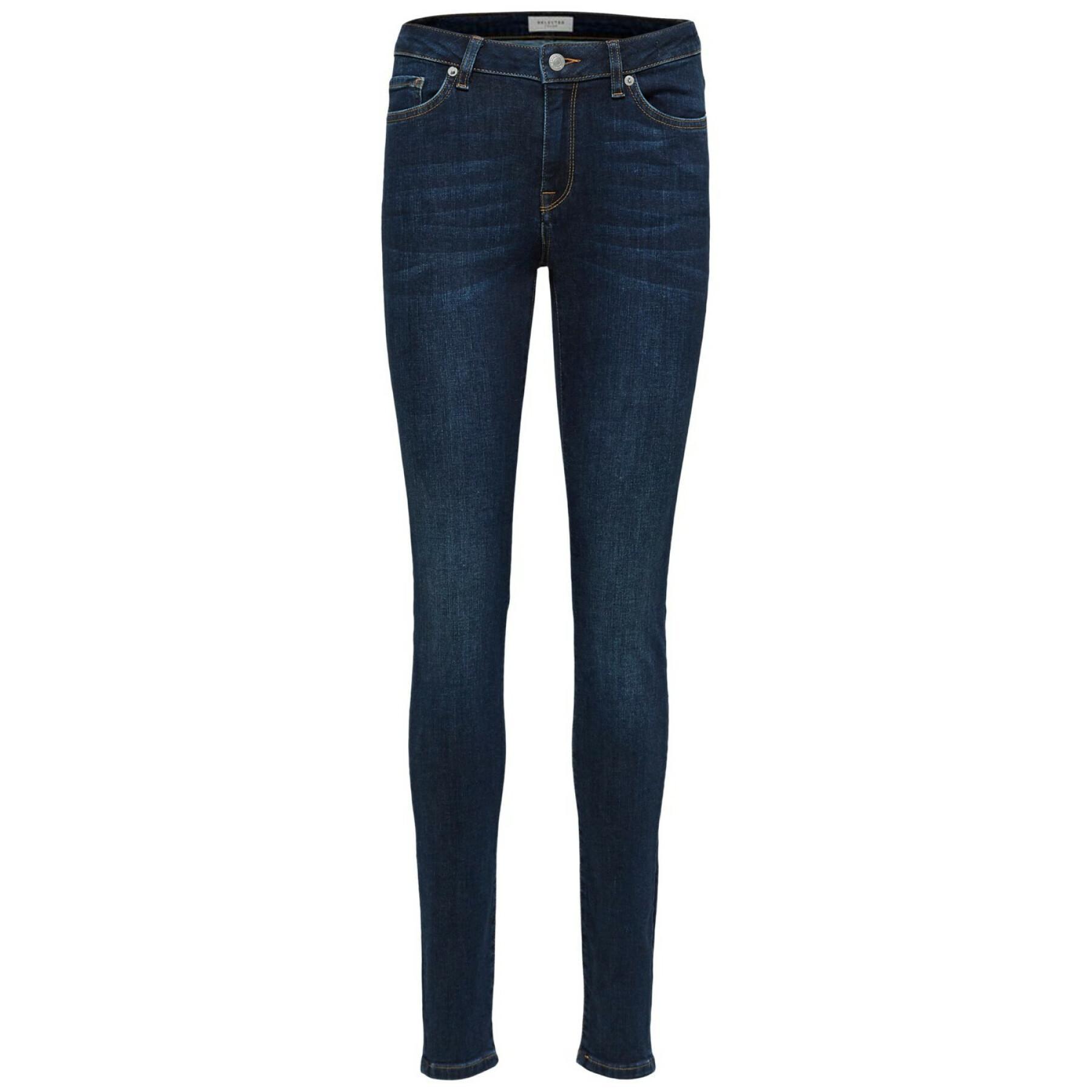 Damskie skinny jeans Selected Ida