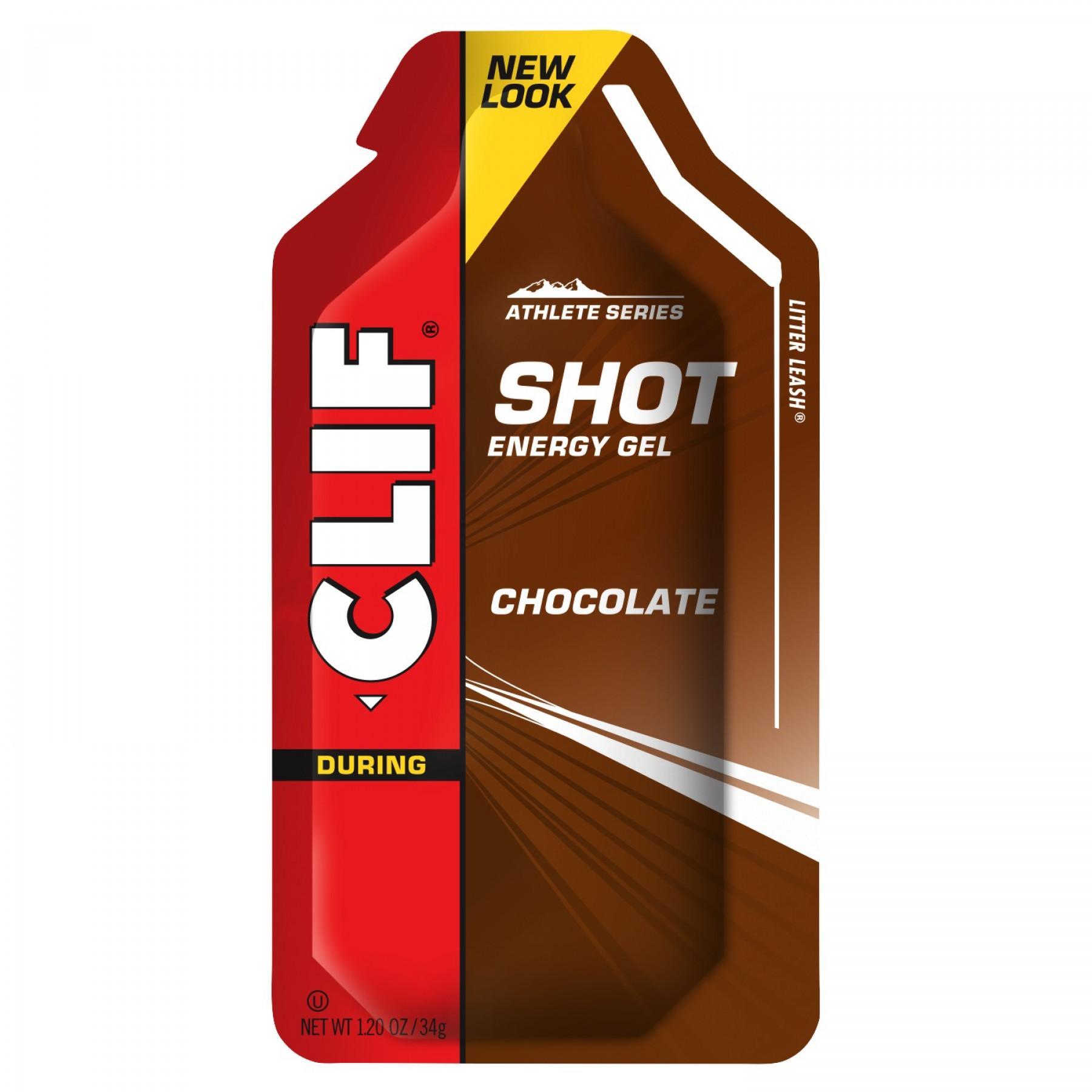 Czekoladowy żelowy shot Clif Bar (x24)