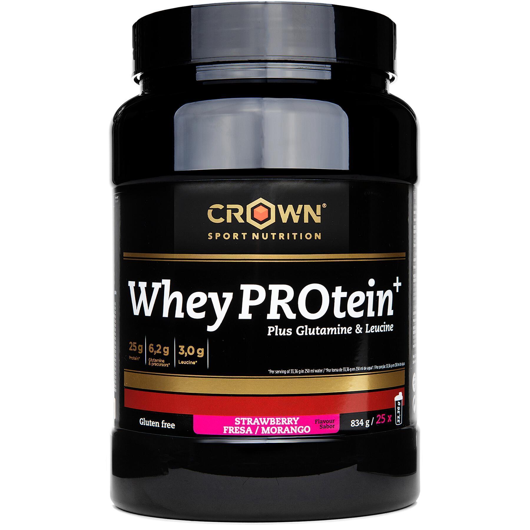 Białko Crown Sport Nutrition Whey - fraise - 848 g