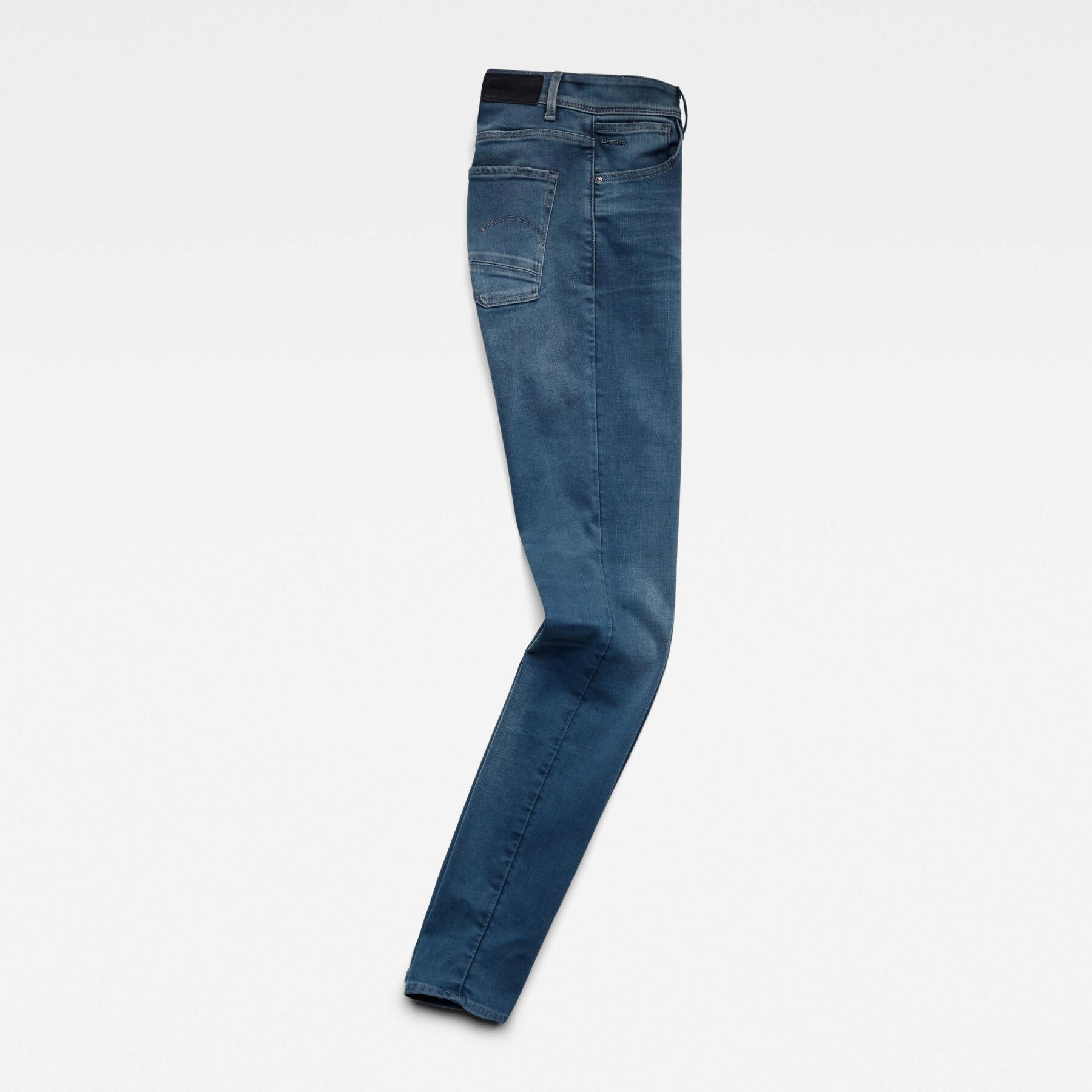 Damskie skinny jeans G-Star Kafey Ultra High