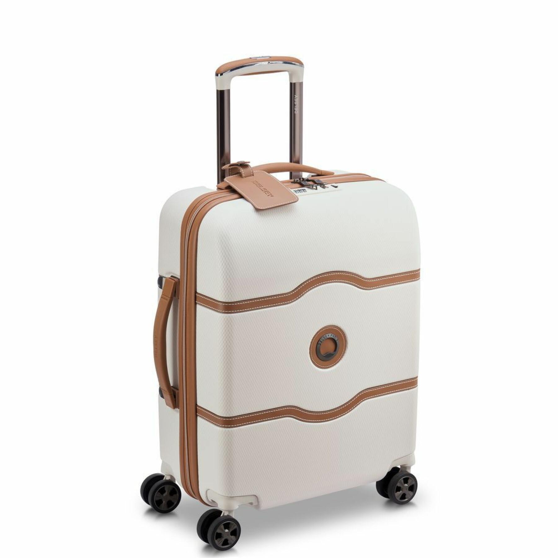 Wózek walizka kabinowa slim 4 podwójne kółka Delsey Chatelet Air 2.0 55 cm