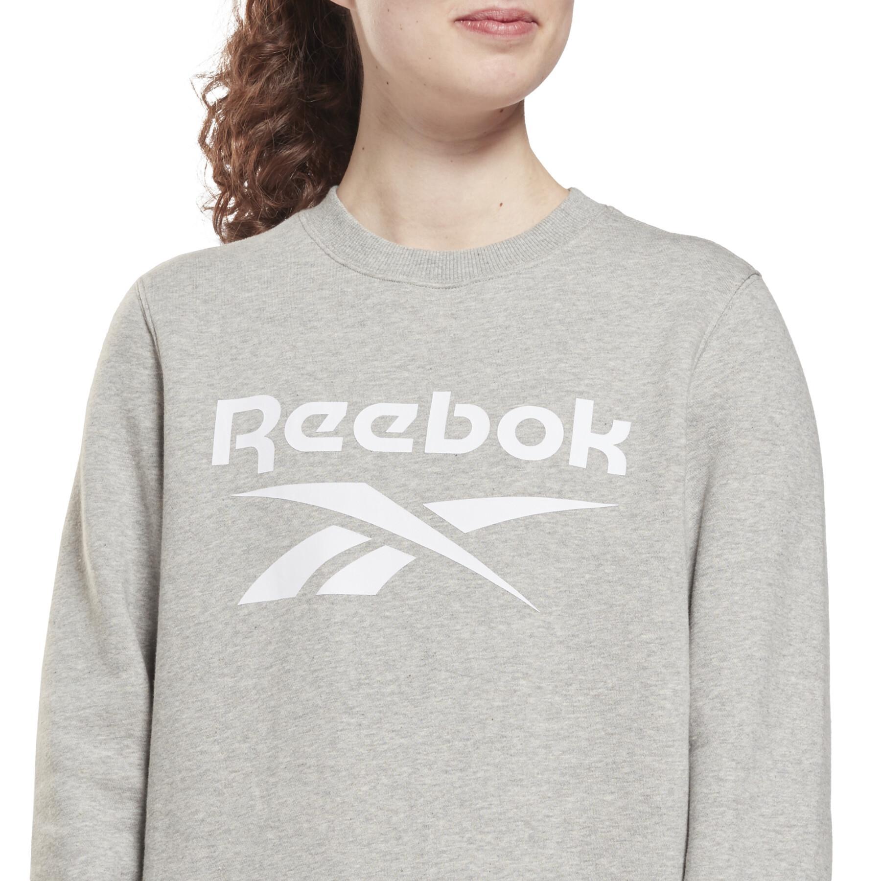 Damska bluza polarowa Reebok Crewneck Identity Logo