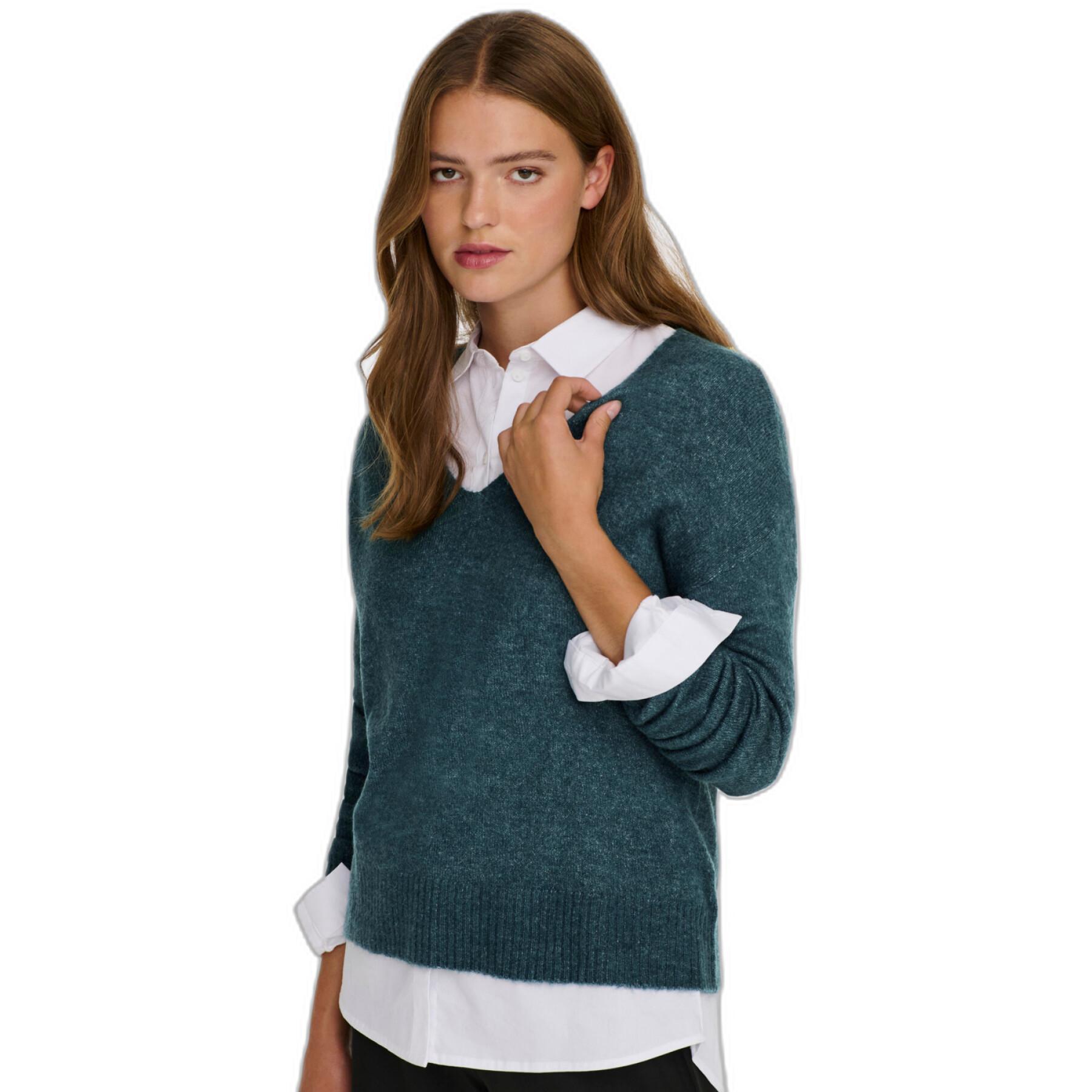 Damski sweter v-neck JDY Elanora