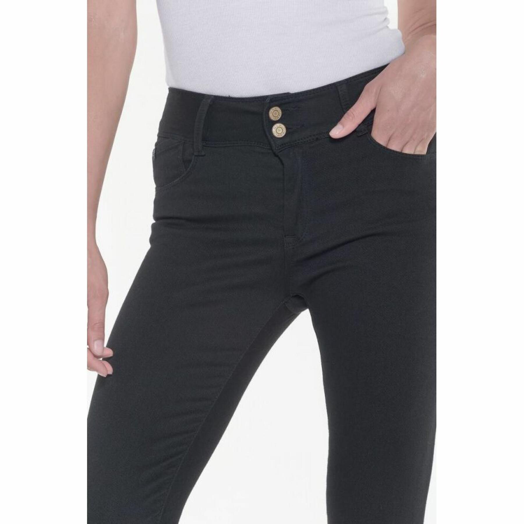 Damskie jeansy z wysoką talią Le Temps des cerises ultra pulp N°0