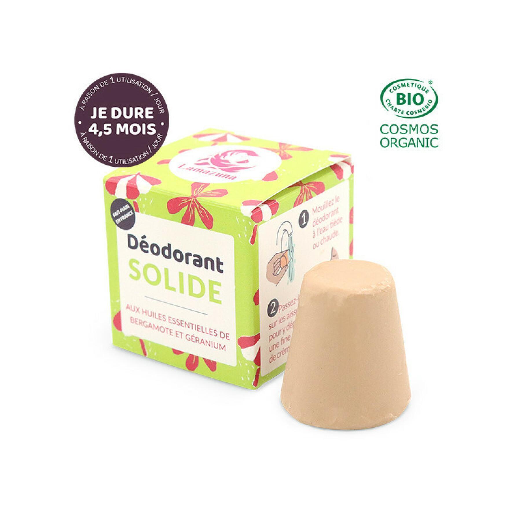 Dezodorant stały - bergamotka geranium Lamazuna (30 ml)