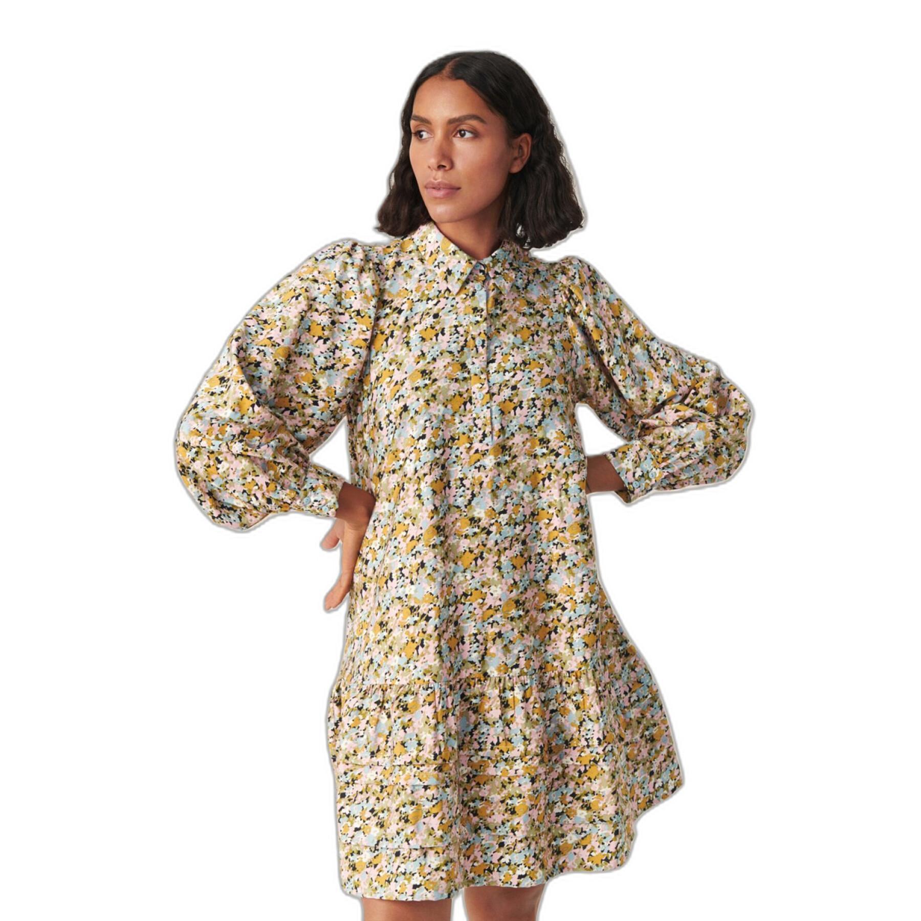 Mini sukienka dla kobiet Moss Copenhagen Minetta Benina AOP