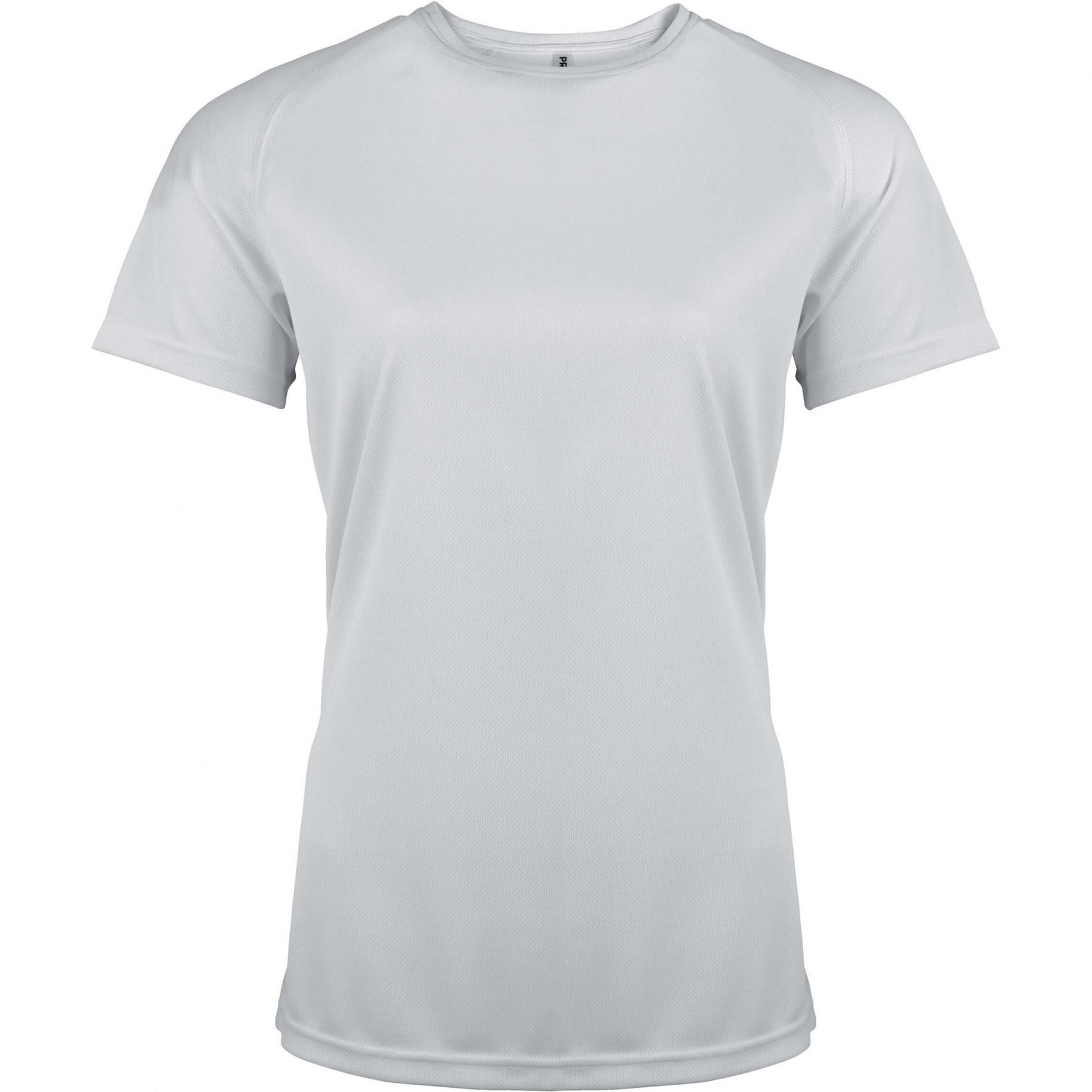 Damska koszulka z krótkim rękawem Proact Sport blanc