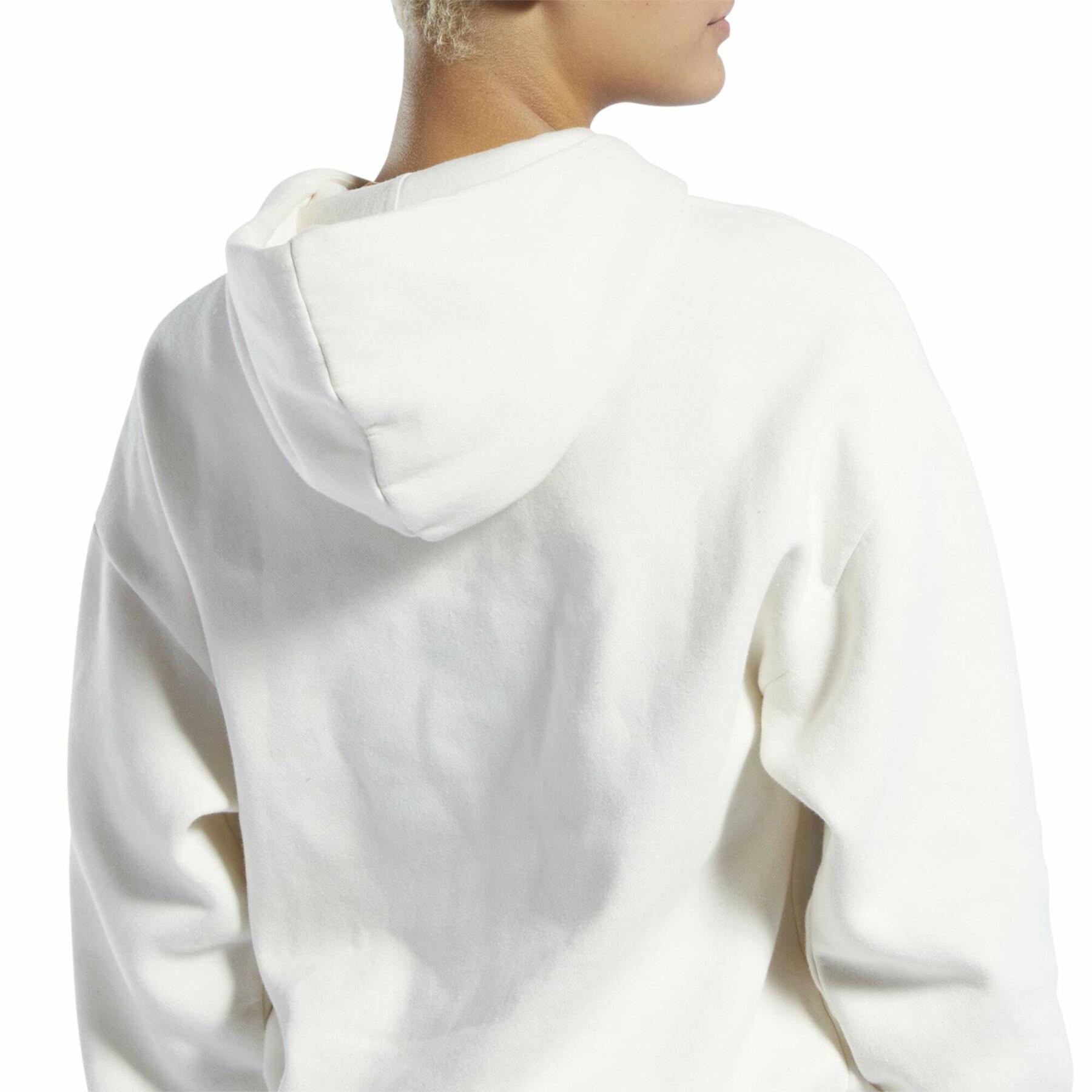 Damska bluza polarowa z kapturem, naturalnie barwiona Reebok Classics