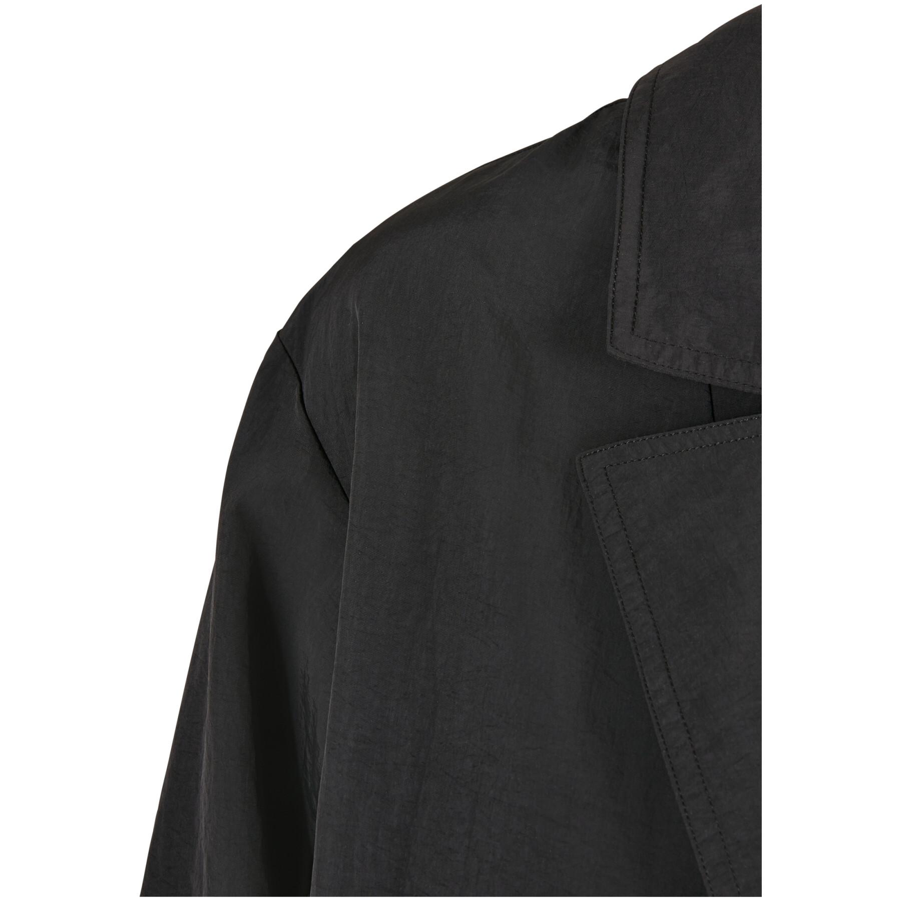 Damski oversizowy blazer z marszczonego nylonu Urban Classics GT