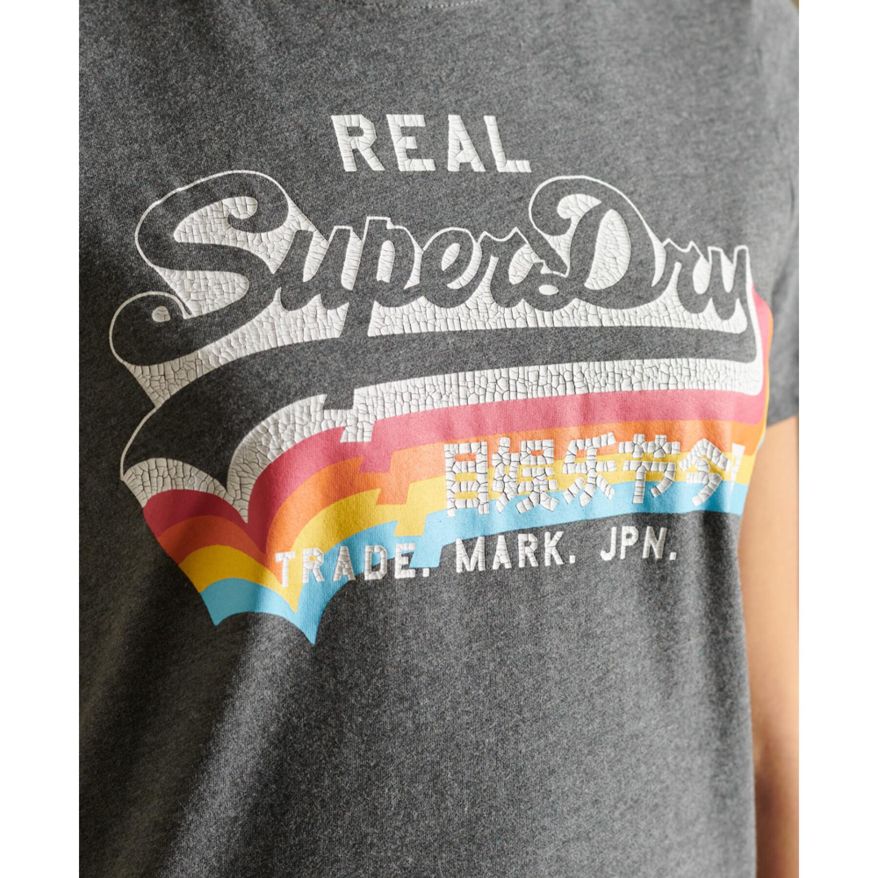 Damska koszulka z krótkim rękawem Superdry Logo Vintage