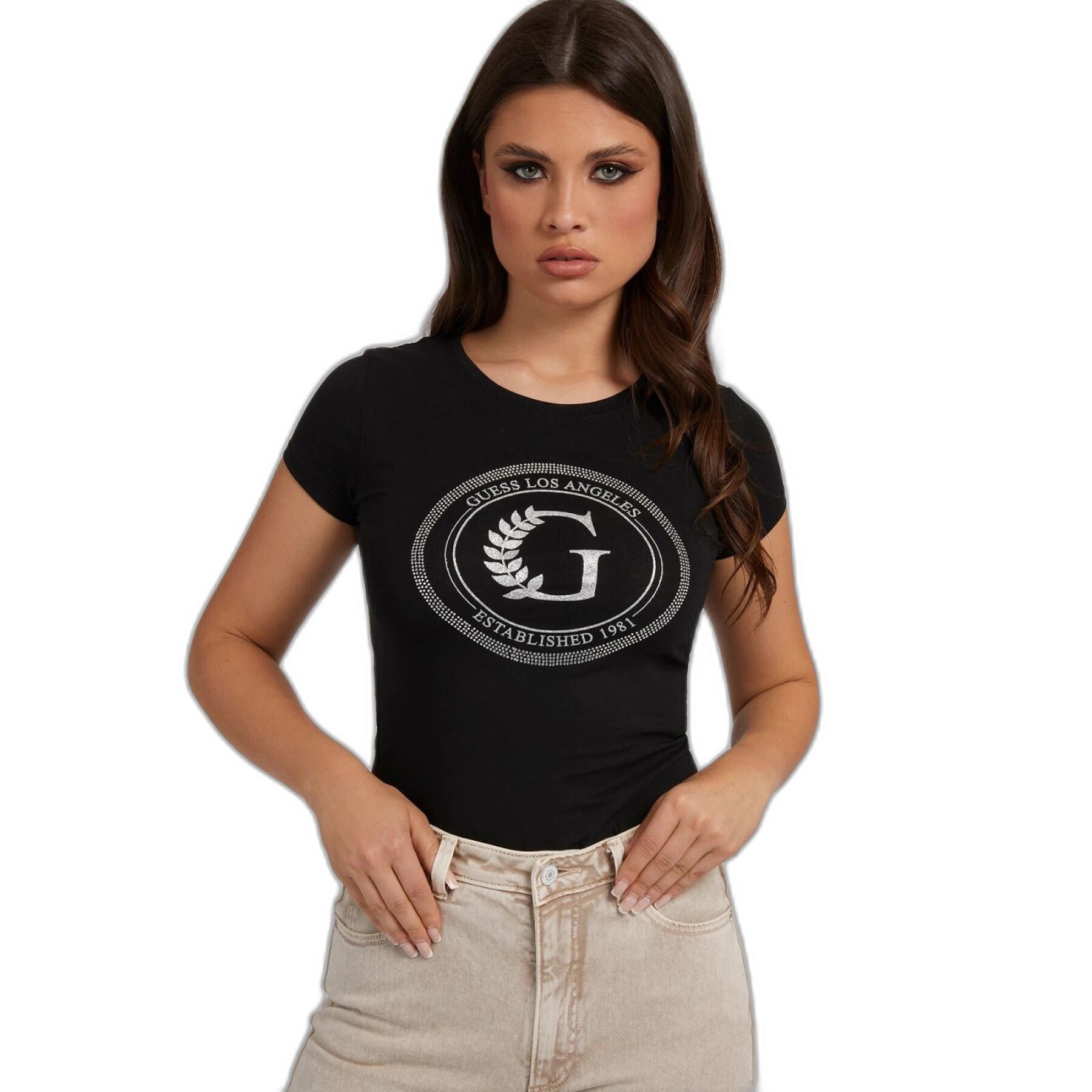 Koszulka damska z krótkim rękawem Guess Crest R3