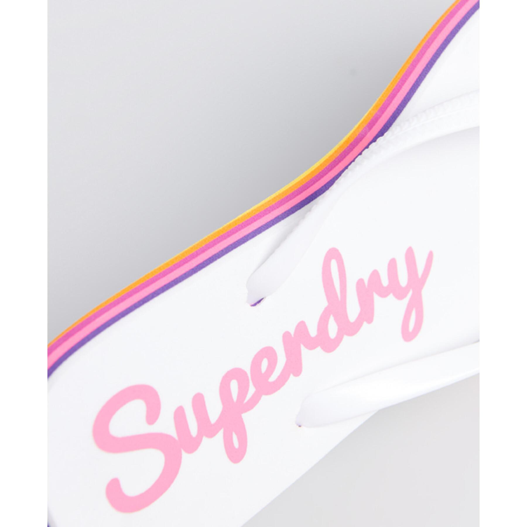 Klapki damskie Superdry Rainbow