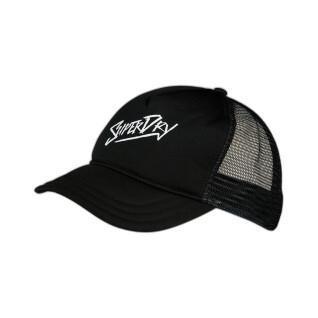 Damska czapka z logo graficznym w stylu vintage Superdry Trucker