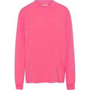 Koszulka z długim rękawem Colorful Standard Organic oversized bubblegum pink