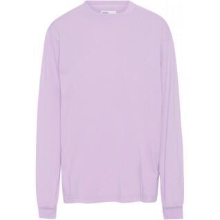 Koszulka z długim rękawem Colorful Standard Organic oversized soft lavender