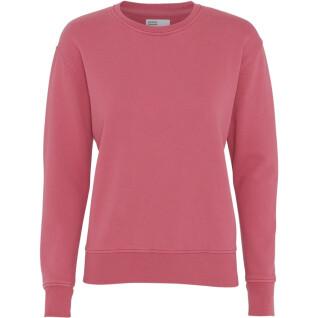 Damski sweter z okrągłym dekoltem Colorful Standard Classic Organic raspberry pink
