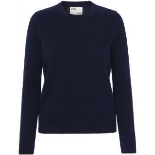 Damski wełniany sweter z okrągłym dekoltem Colorful Standard Classic Merino navy blue