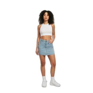 Damska jeansowa spódnica mini Urban Classics Organic Stretch