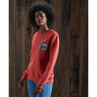 Limitowana edycja damskiej standardowej bluzy z herbem pod szyją Superdry