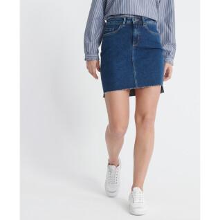 Damska jeansowa spódniczka mini Superdry