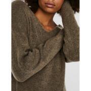 Sweter V-neck dla kobiet Vero Moda vmcrewlefile