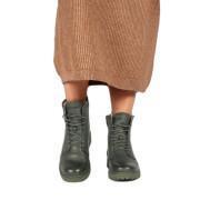 Futrzane sznurowane botki dla kobiet Blackstone WL02