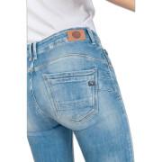 Jeans kobieta z wysoką talią Le Temps des cerises Pulp Flare Axis