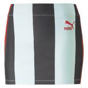 Spódnica mini w paski Puma X DUA LIPA