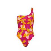 Damski jednoczęściowy kostium kąpielowy Sloggi Shore Flower Horn